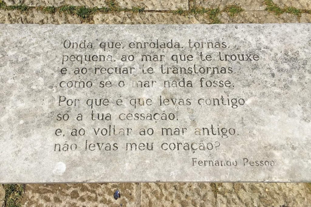 Fernando Pessoa scritta