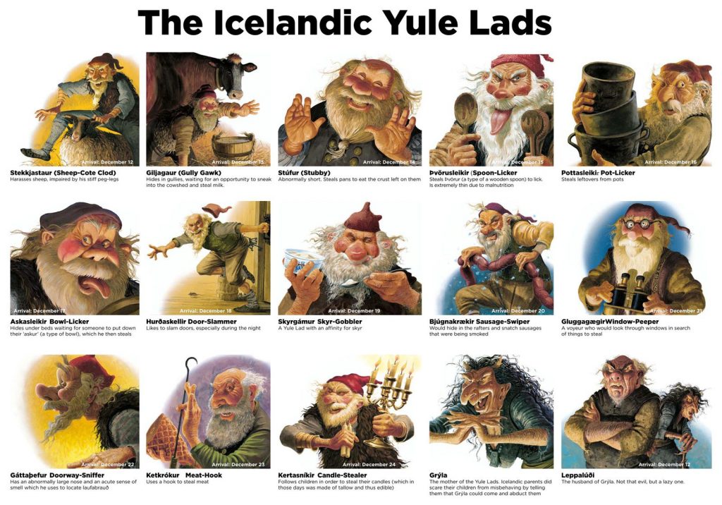 the icelandic yule lads