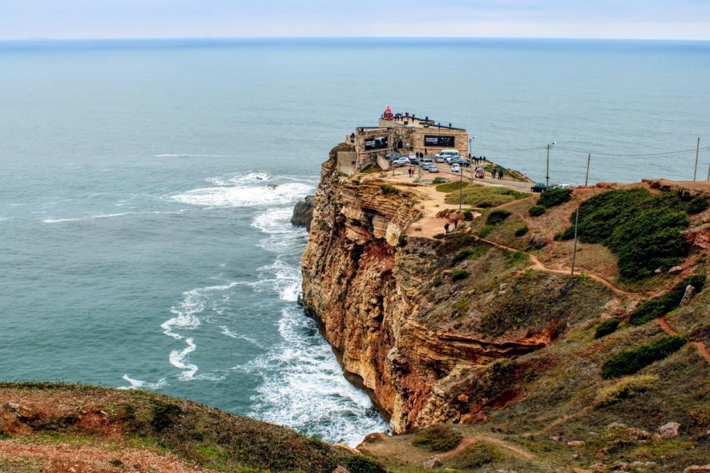 Fort of Nazaré in Portugal
